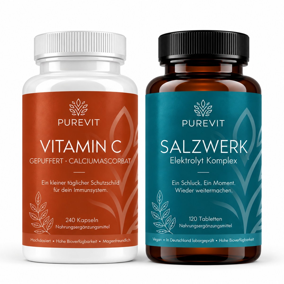 Sport-Set: Elektrolyt Komplex & Vitamin C gepuffert