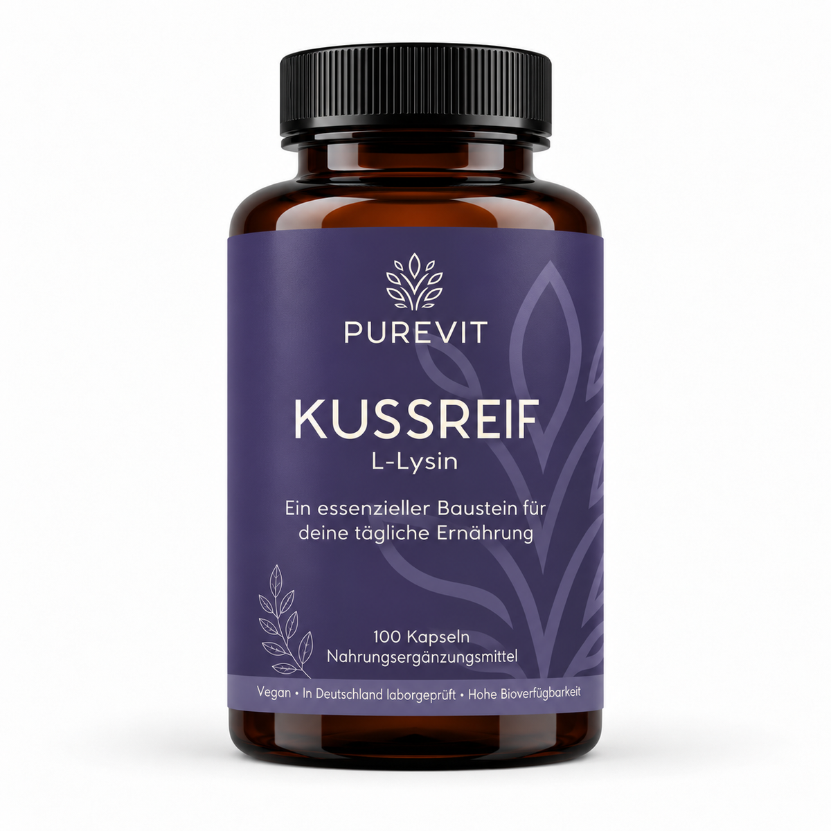 PUREVIT L-Lysin, Dose mit 100 veganen Kapseln